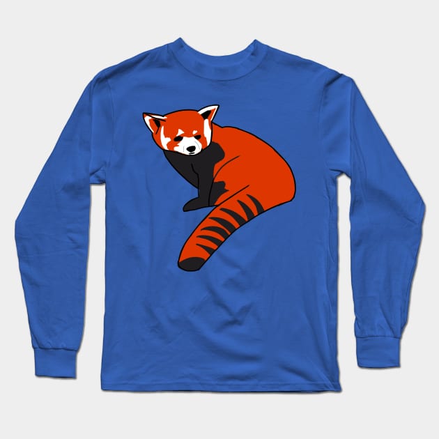 Minimum Effort Red Panda Long Sleeve T-Shirt by AMCArts